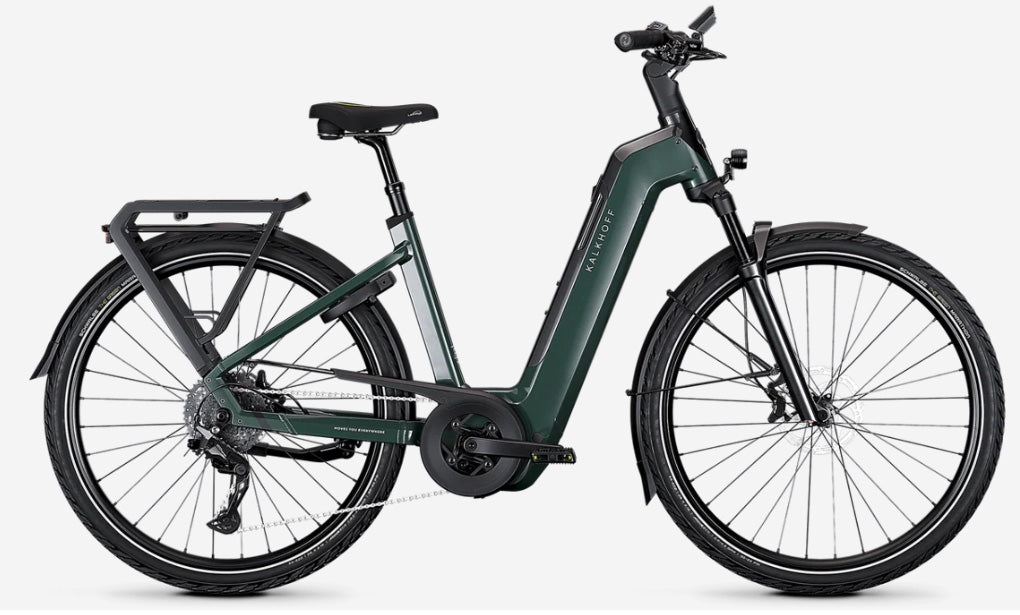 Kalkhoff Endeavour 5+ Advance 2026 (180 kg) Wave 800 Wh green/black-  günstig im Onlineshop kaufen