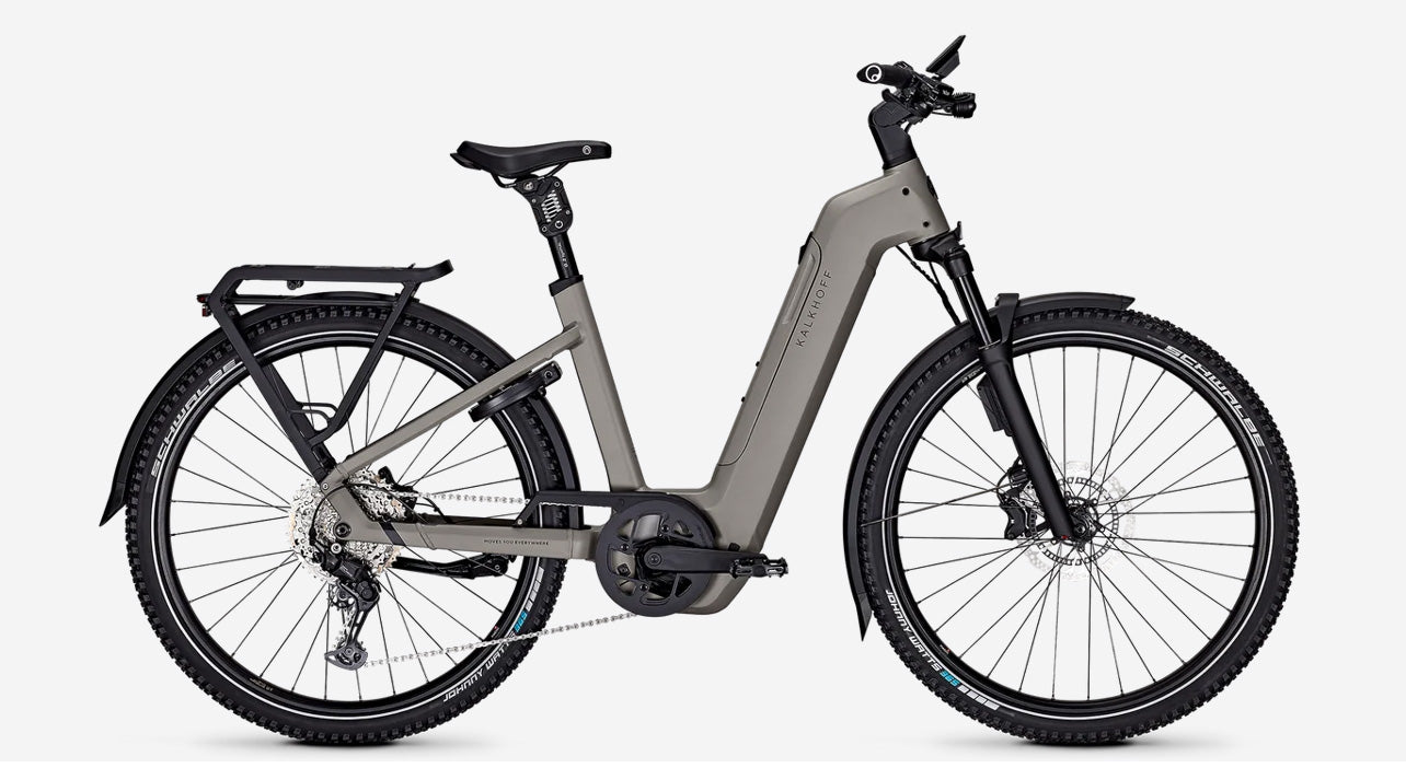 telefon fahrrad xxl Kalkhoff Entice 5+ Excite ABS 800 Wh (bis 170 kg) 2026 Wave moonstonegrey  matt