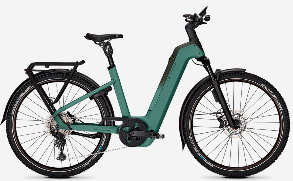 e bike flyer damen 2020 Kalkhoff Entice 5+ Excite ABS 800 Wh (bis 170 kg) 2026 Wave green matt