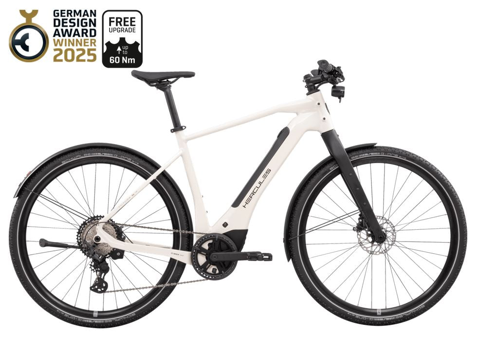 Hercules Futura SL I-12 (Light-Model 17,7 kg) Herren 2026 pearlwhite-glossy