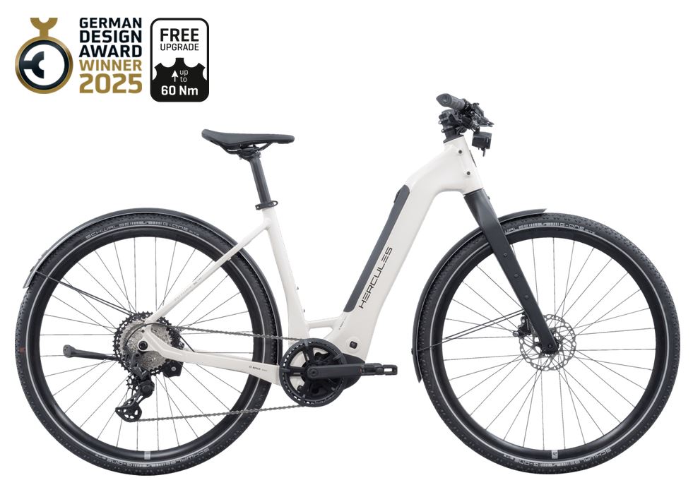 Hercules Futura SL I-12 (Light-Model 17,7 kg) Wave 2026 pearlwhite-glossy