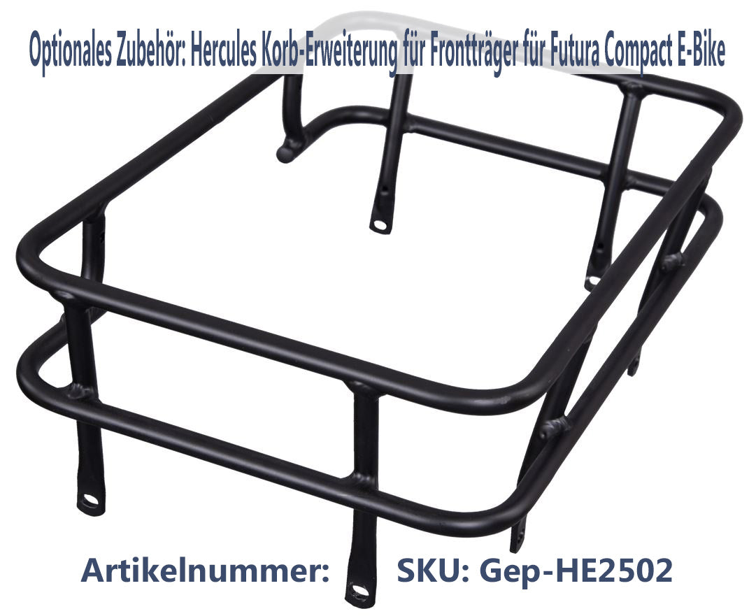 Hercules Futura Compact F8 20 Zoll Freilauf 500 Wh