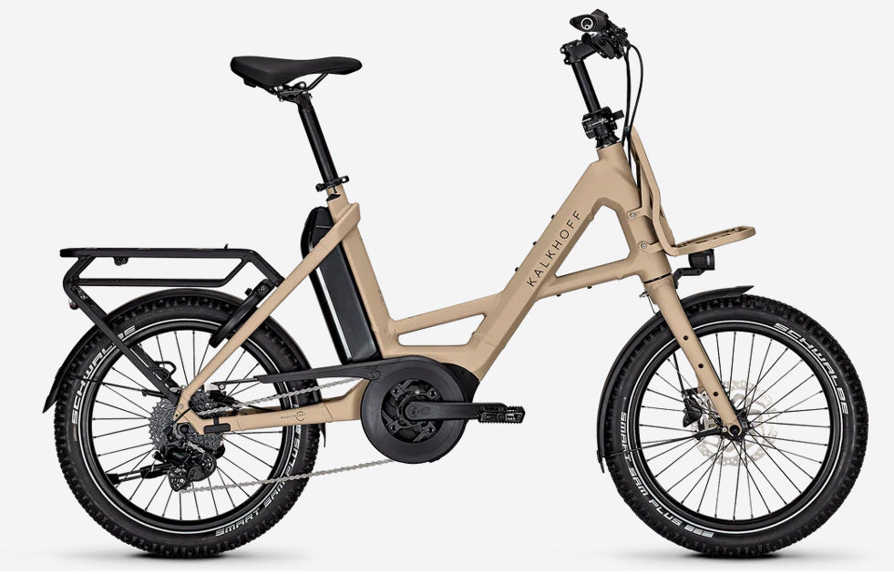 Kalkhoff Entice C.B Excite+ 20 Zoll 2026 (Compact-E-Bike mit Freilauf) sand stone