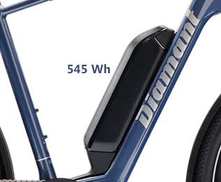 Diamant Zing Trip Plus 2026 (Gen 3) Vergissmeinnichtblau Metallic (Stepover) - Leichtes Trekking-E-Bike - Akku wahlweise: 545 Wh, 725 Wh o. 800 Wh